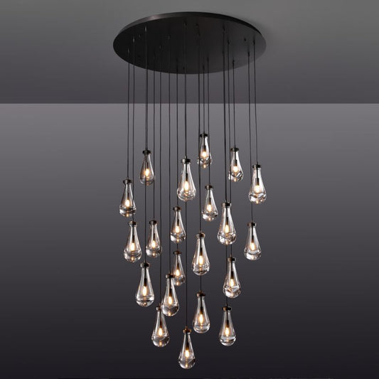 Raindrop Round Chandelier Series