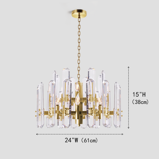 Bronte Crystal Round Chandelier