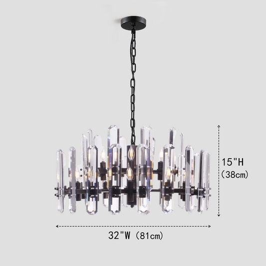 Bronte Crystal Round Chandelier