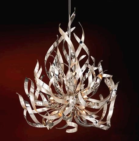 Spring Stream Pendant Chandelier 6 Lights