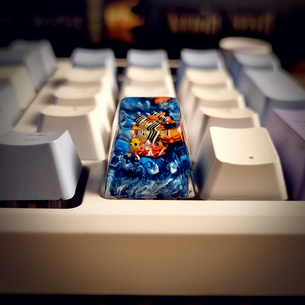 Thousand Sunny Artisan Keycap - handmade resin keycap