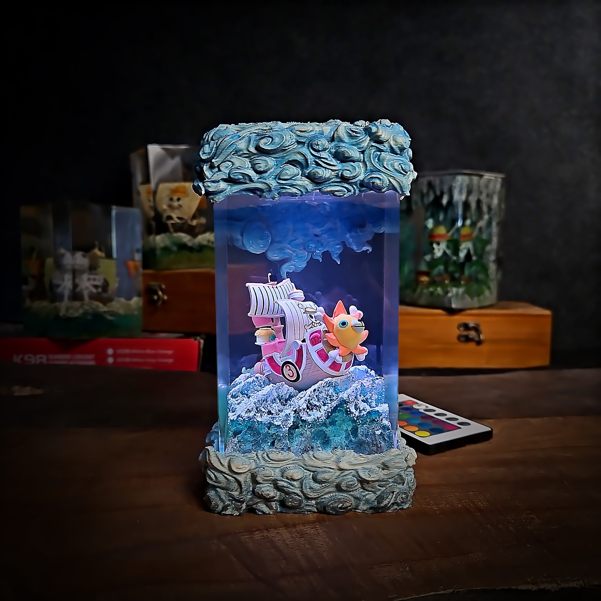 Thousand Sunny Resin Lamp - handmade resin lamp