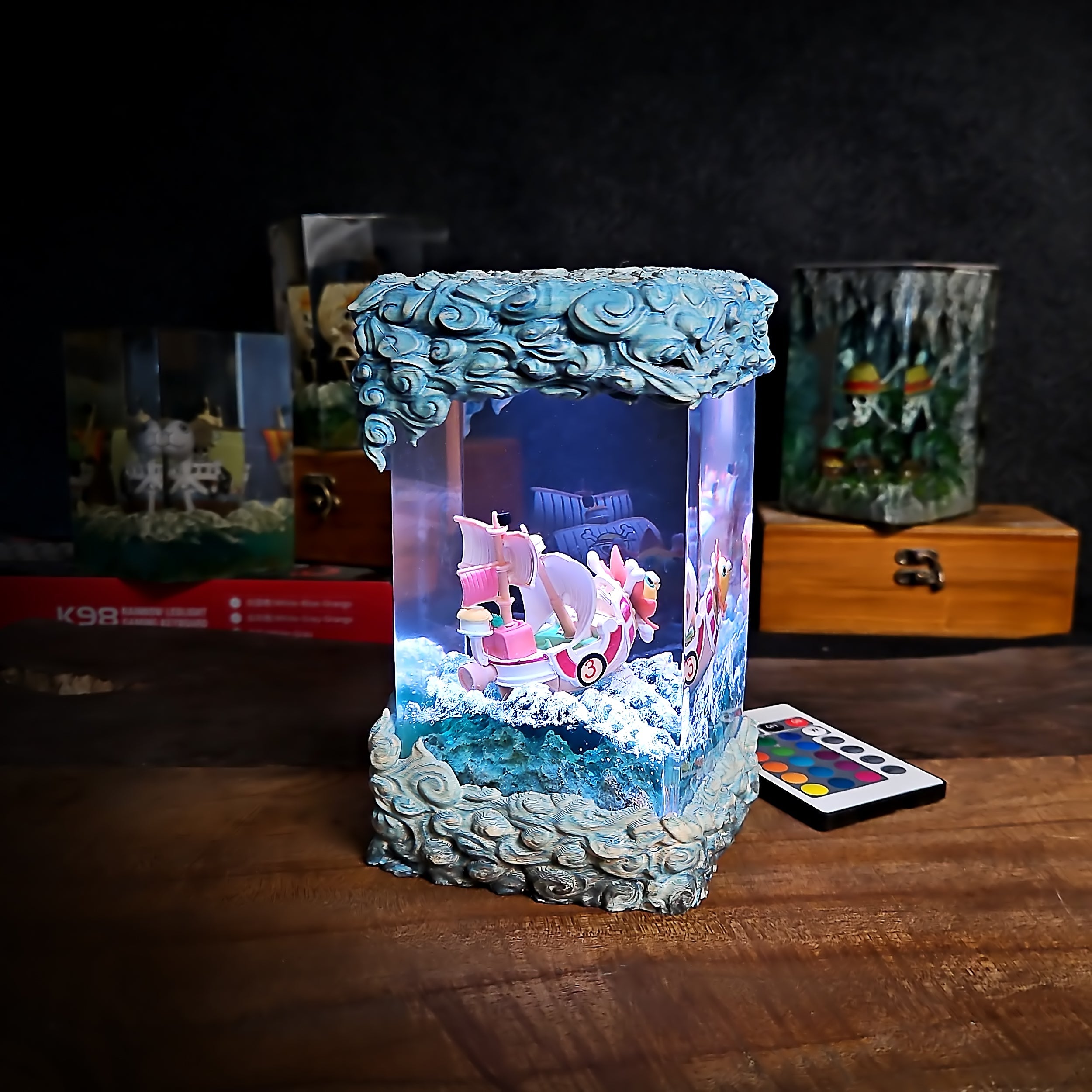 Thousand Sunny Resin Lamp - handmade resin lamp