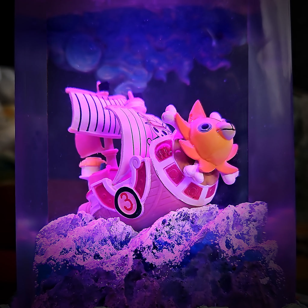 Thousand Sunny Resin Lamp - handmade resin lamp