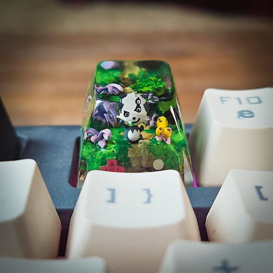 Pancham Keycap - handmade resin keycap