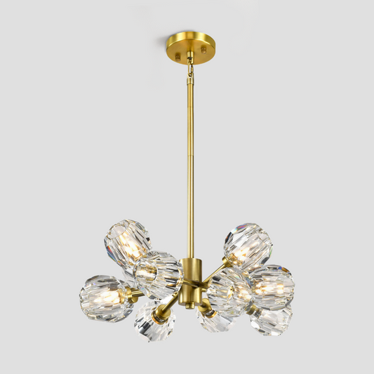 Kristina Clear Glass Chandelier