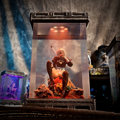 2B V2 - handmade resin lamp