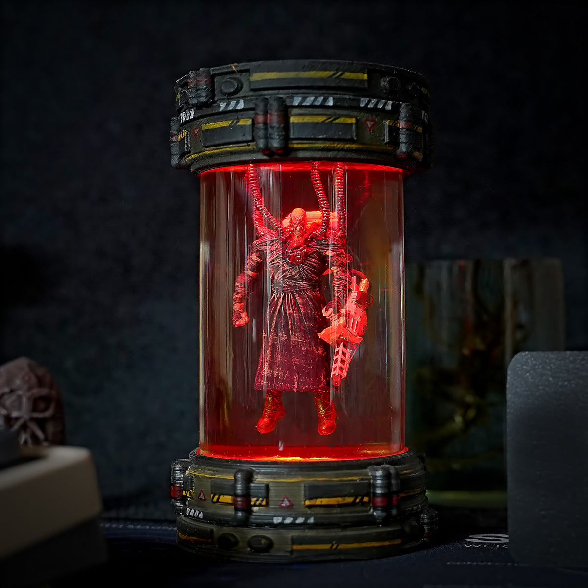 Biolab Nemesis - Resident Evil Resin Lamp - handmade resin lamp