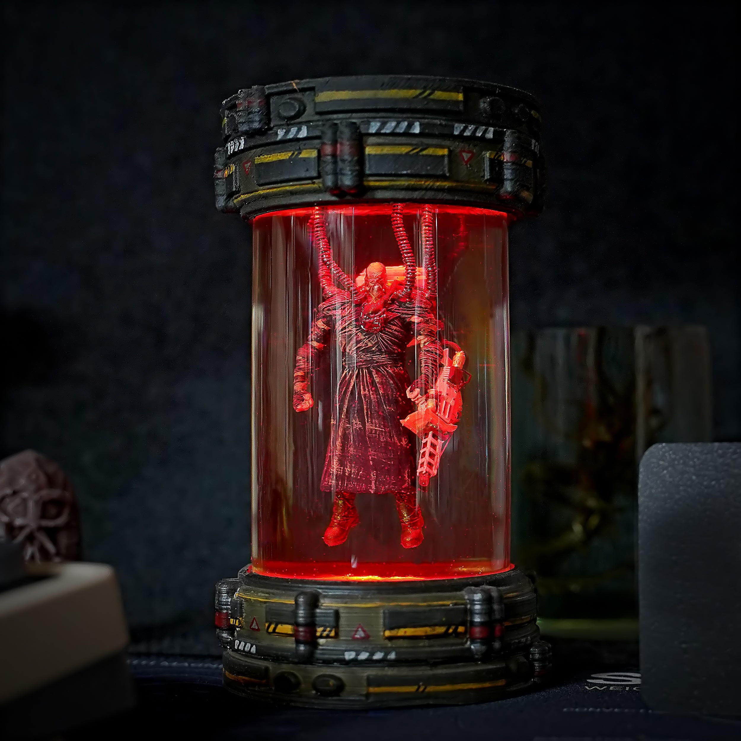 Biolab Nemesis - Resident Evil Resin Lamp - handmade resin lamp