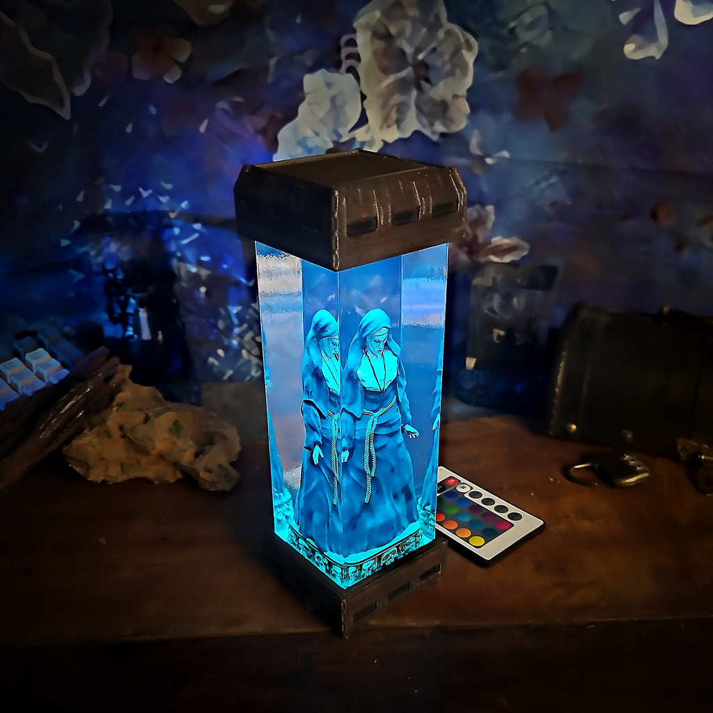 Valak Resin Lamp - handmade resin lamp