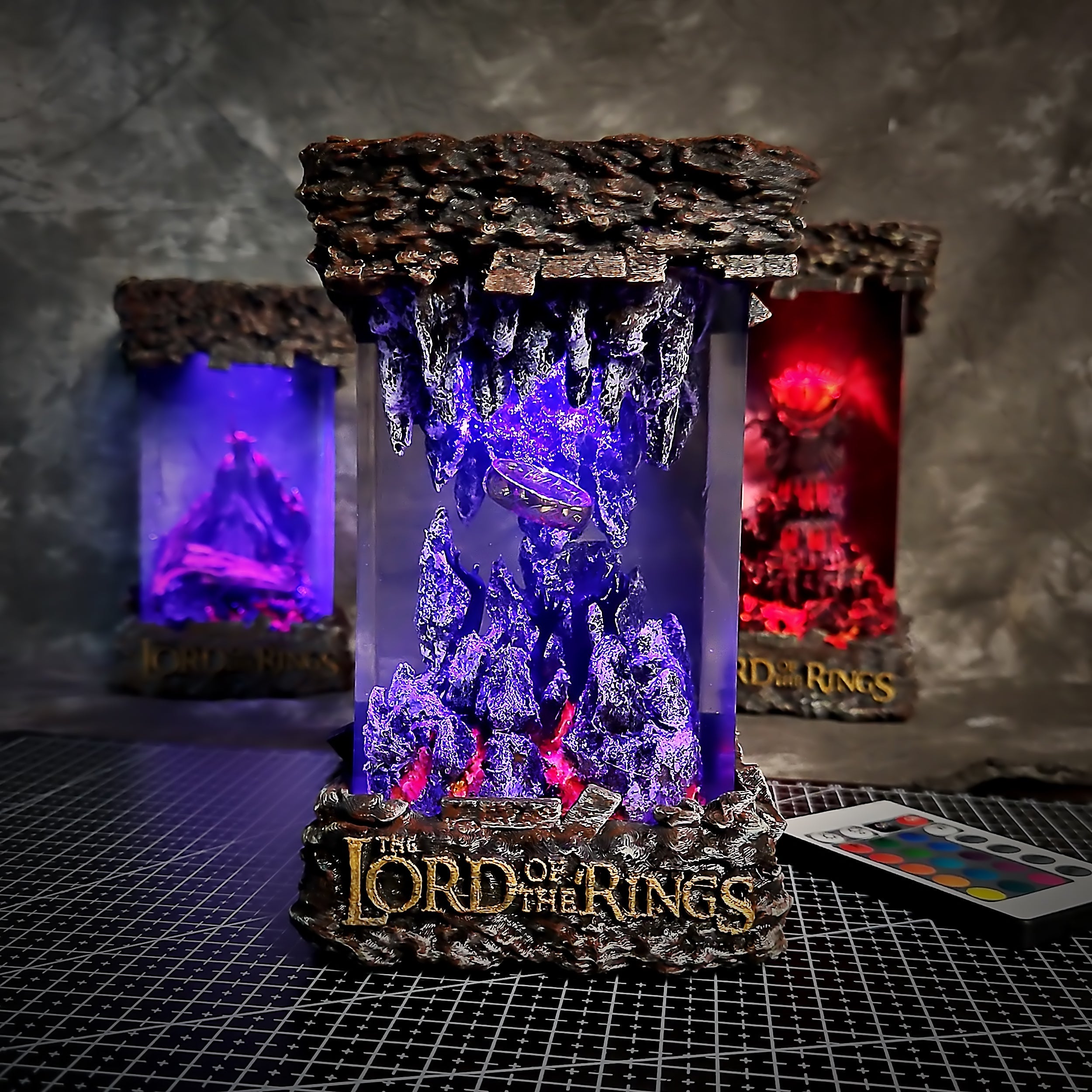 RING Resin Lamp - handmade resin lamp