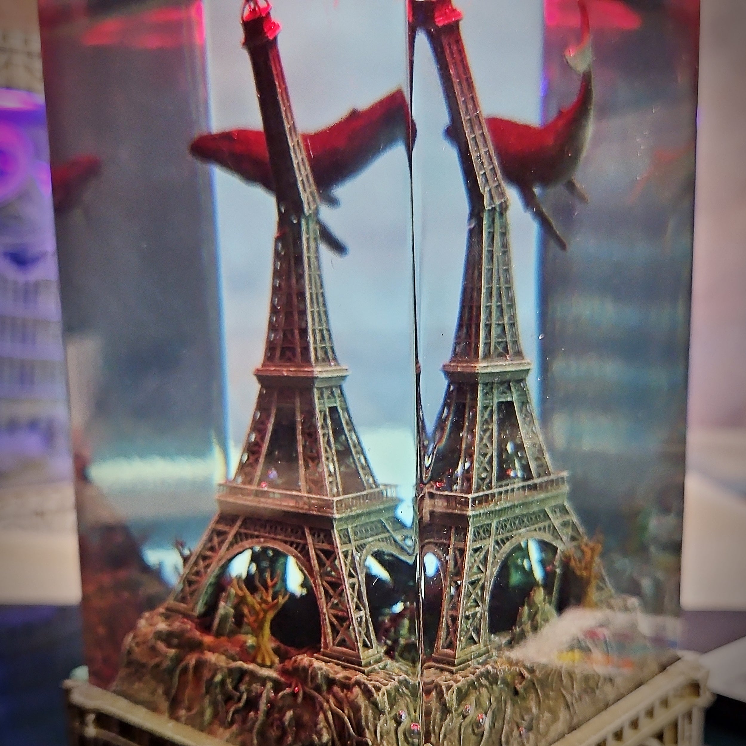 Pari Gothic Resin Lamp - handmade resin lamp