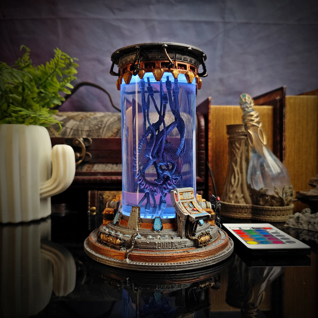 Alien Lab v2 Resin Lamp - handmade resin lamp