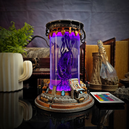 Alien Lab v2 Resin Lamp - handmade resin lamp