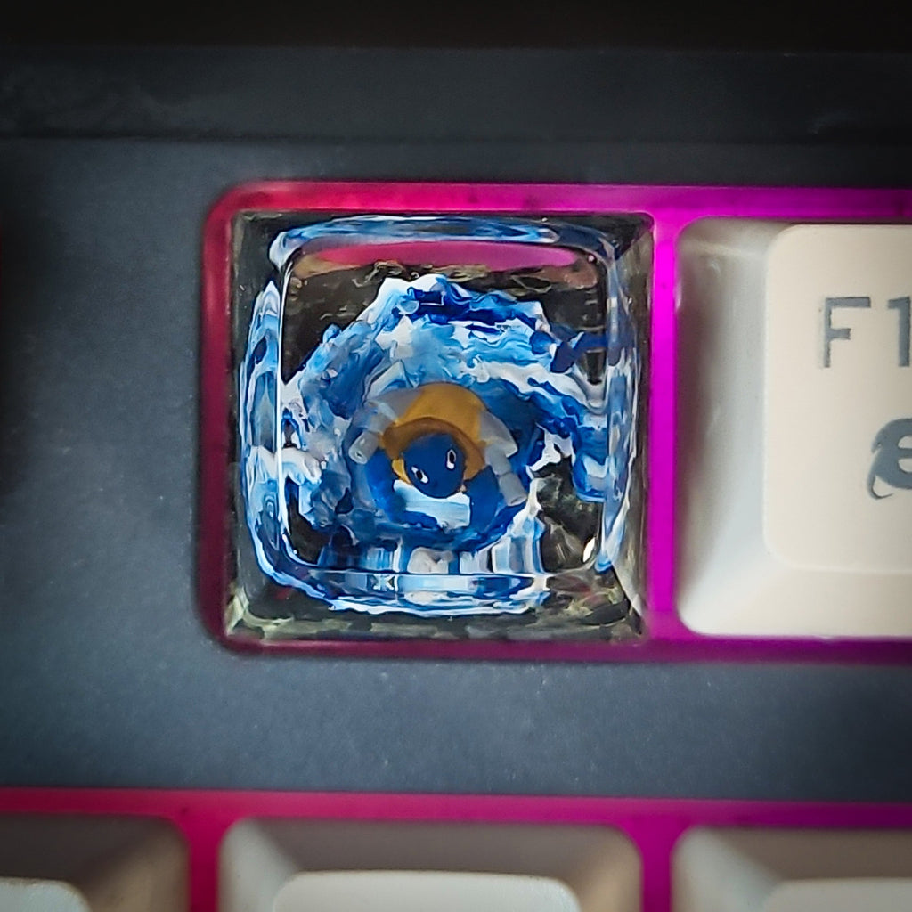 Blastoise New Keycap - handmade resin keycap