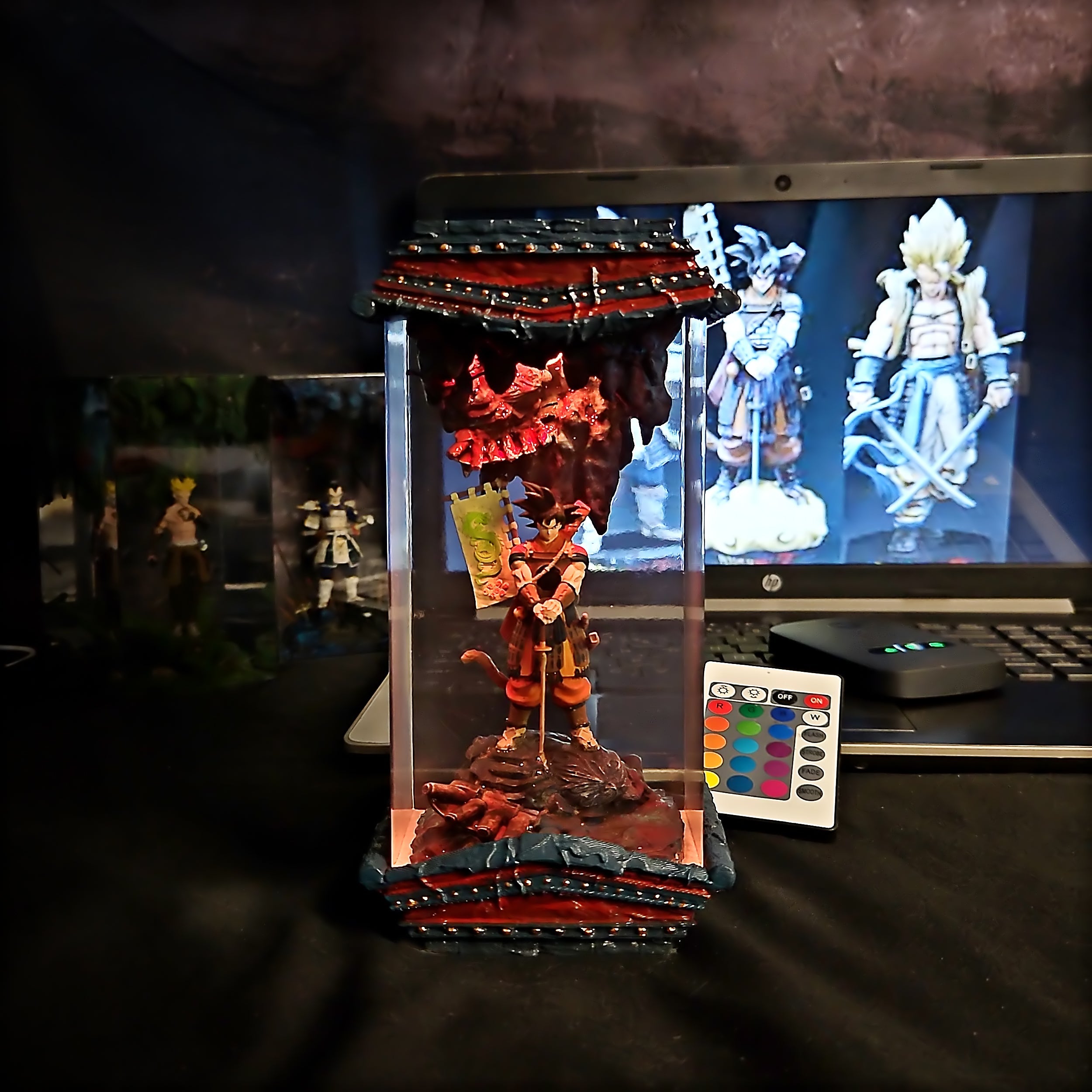 Goku Shogun - Dragon Ball Z Resin Lamp