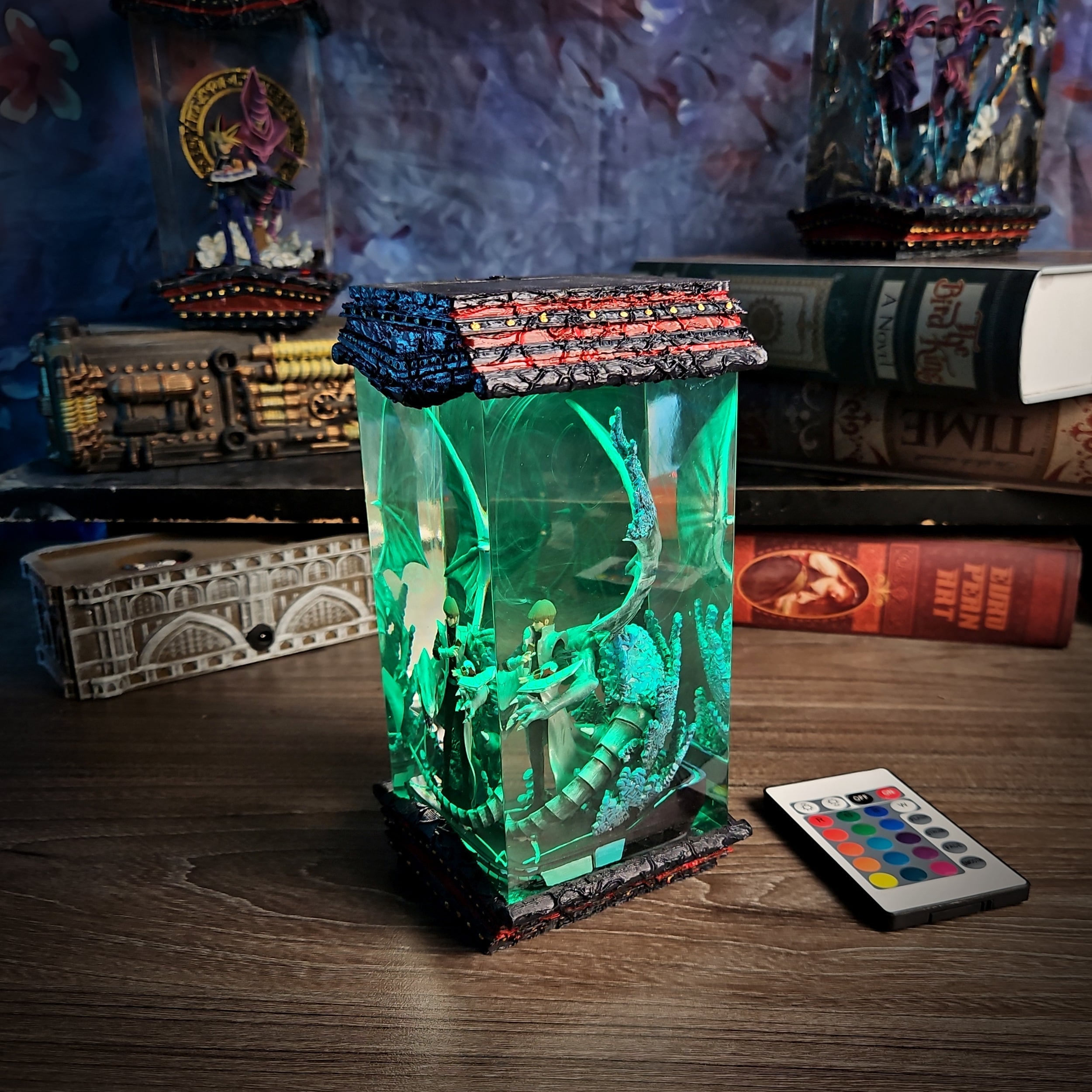 Kaiba Resin Lamp - handmade resin lamp
