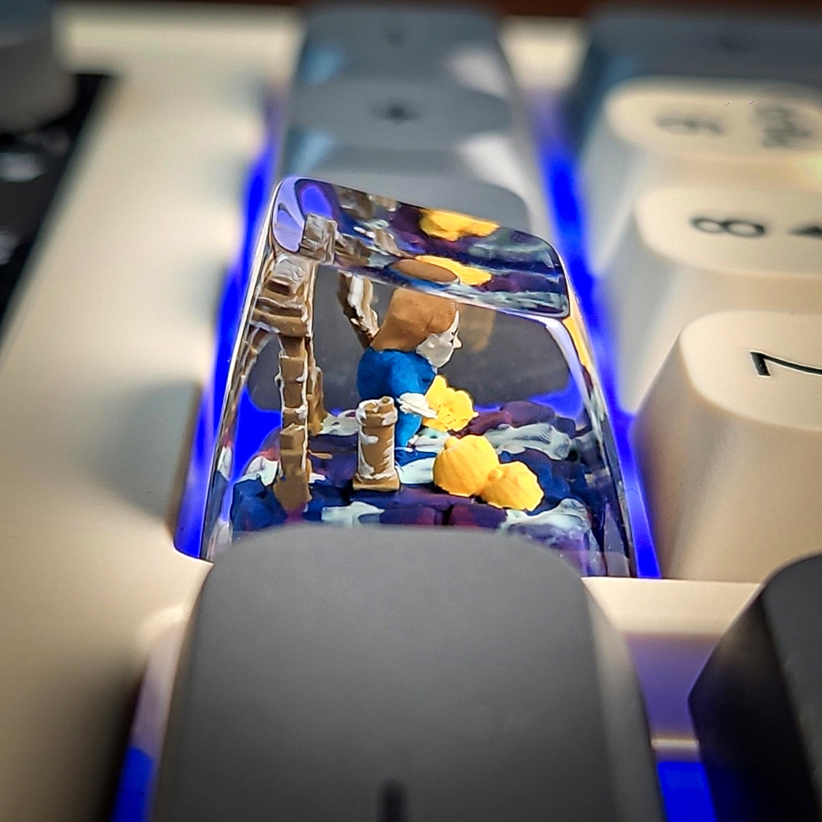 Michael Myers Keycap - handmade resin keycap