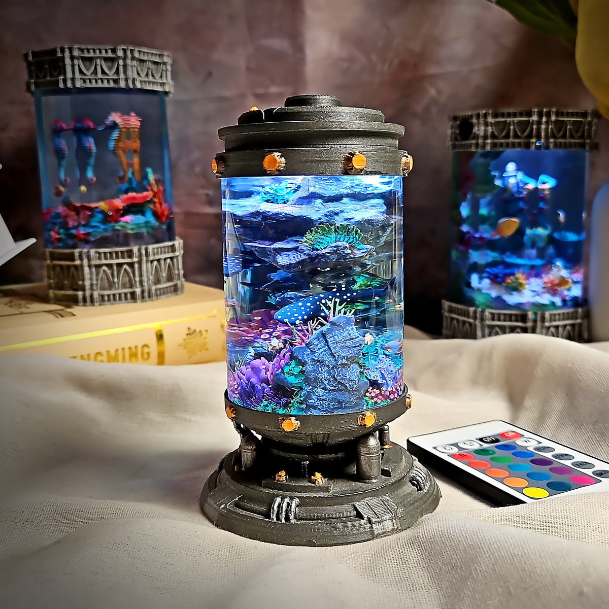 Whale Shark Resin Lamp - handmade resin lamp
