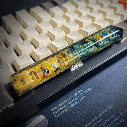 Gotenk Space Keycap - handmade resin spacebar keycap