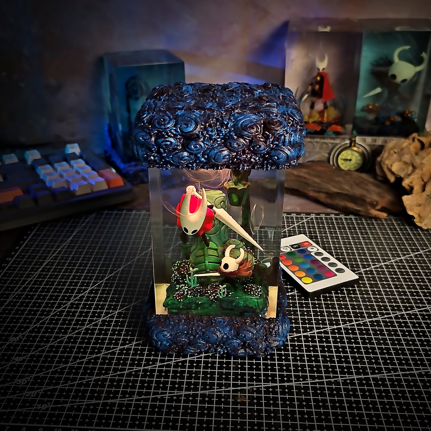 Knight & Hornet Resin Lamp - handmade resin lamp