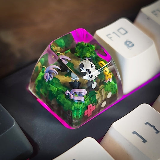 Pancham Keycap - handmade resin keycap