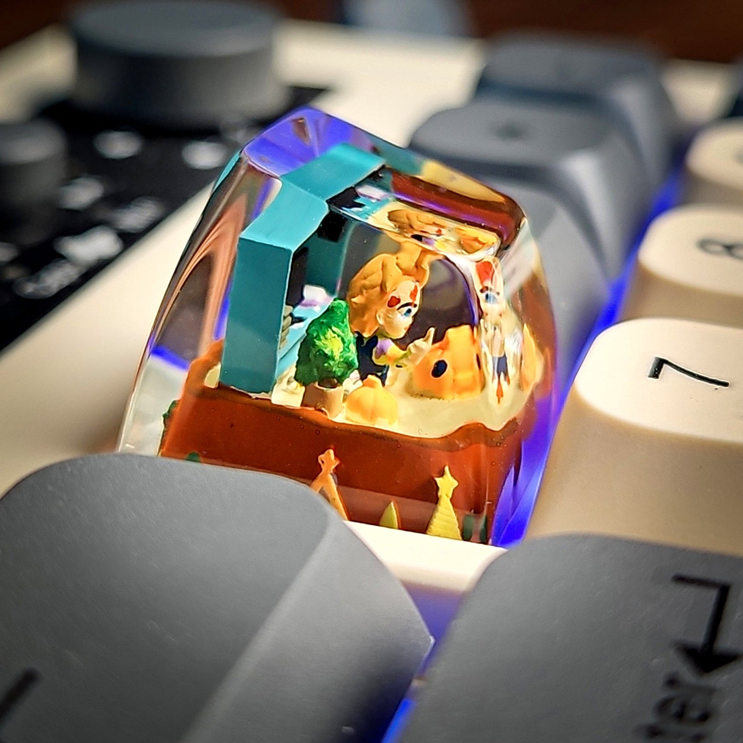 Chucky Keycap - handmade resin keycap