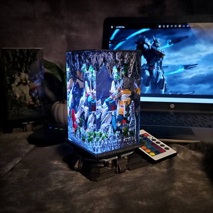 GUNDAM V2 Resin Lamp - handmade resin lamp