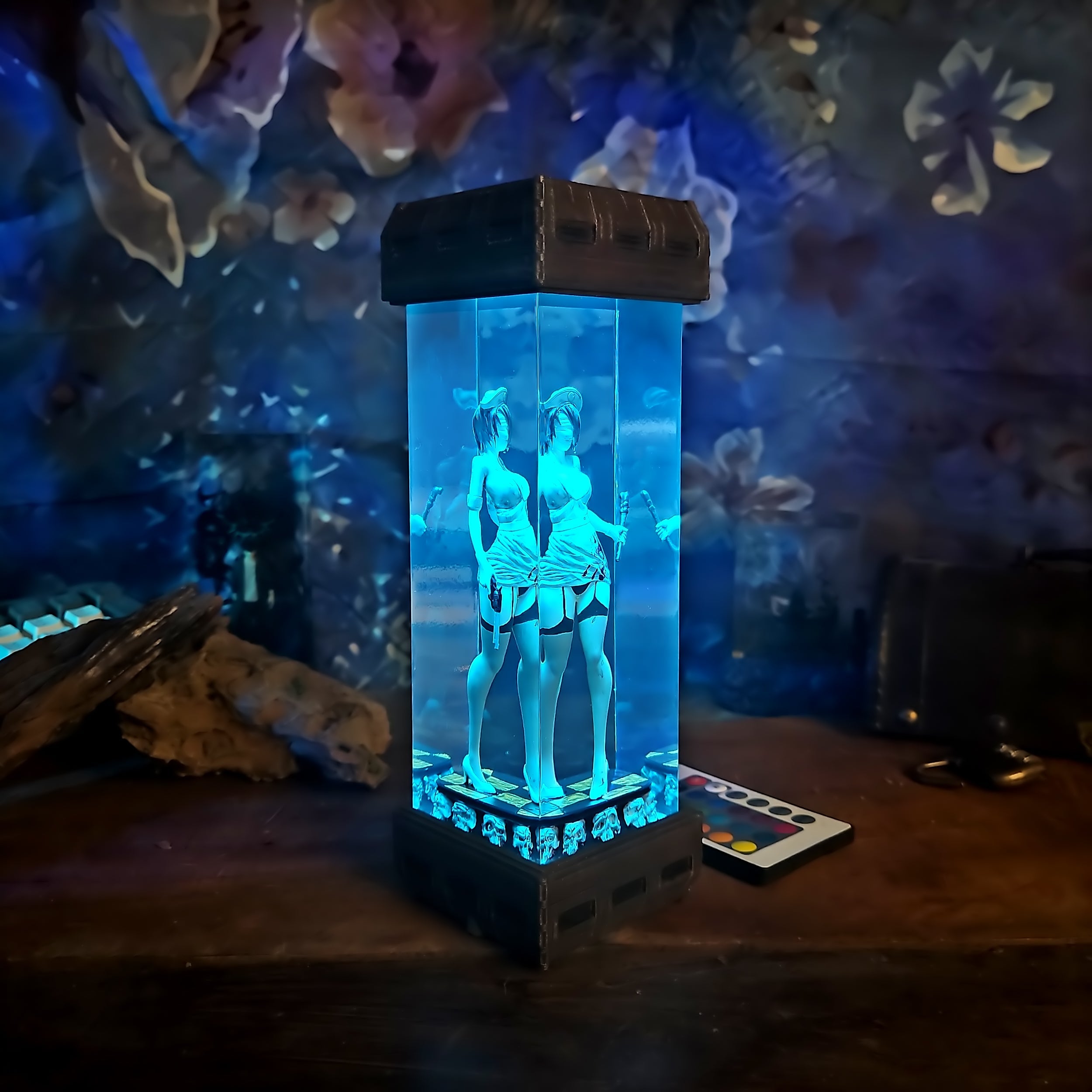 Nurse Resin Lamp - handmade resin lamp