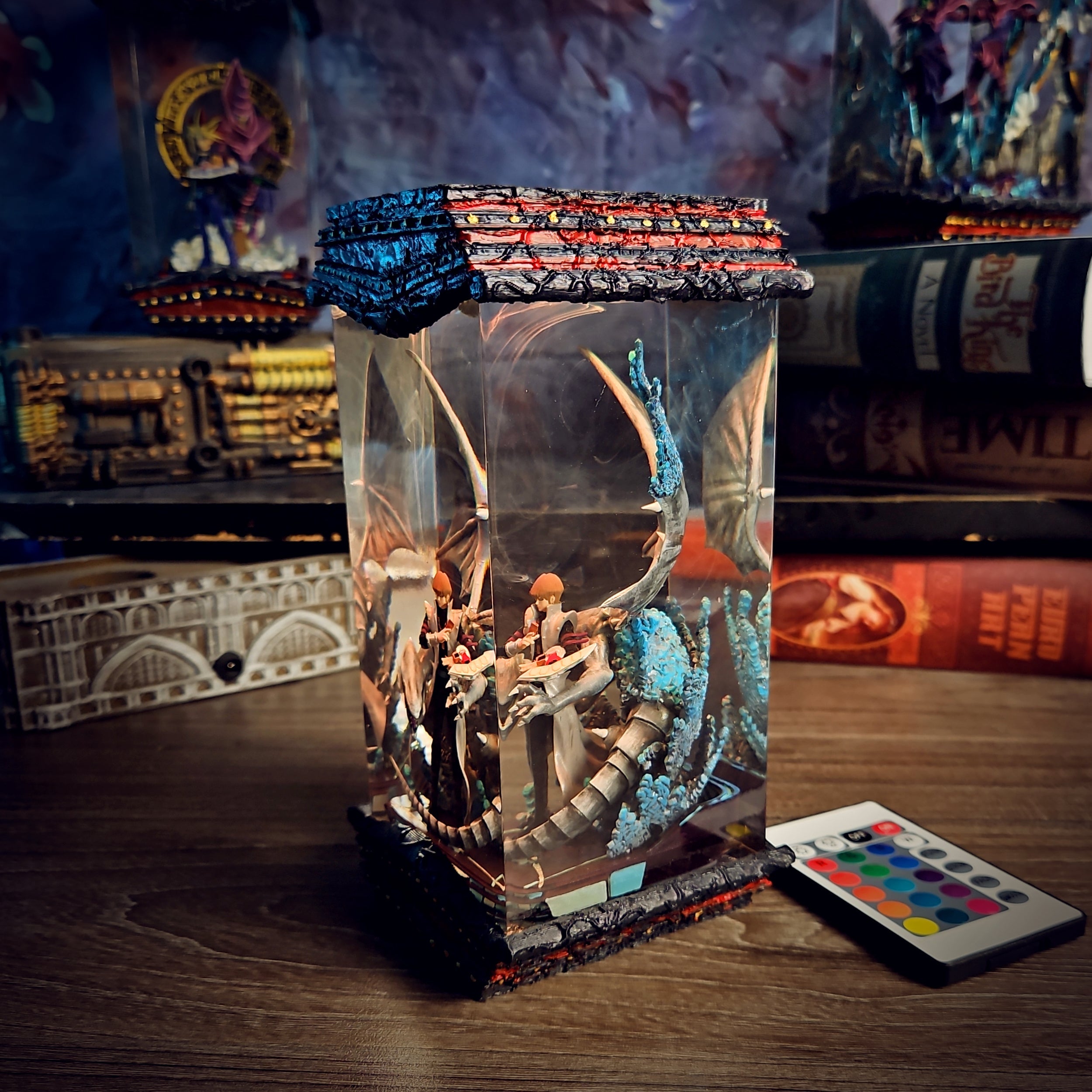 Kaiba Resin Lamp - handmade resin lamp
