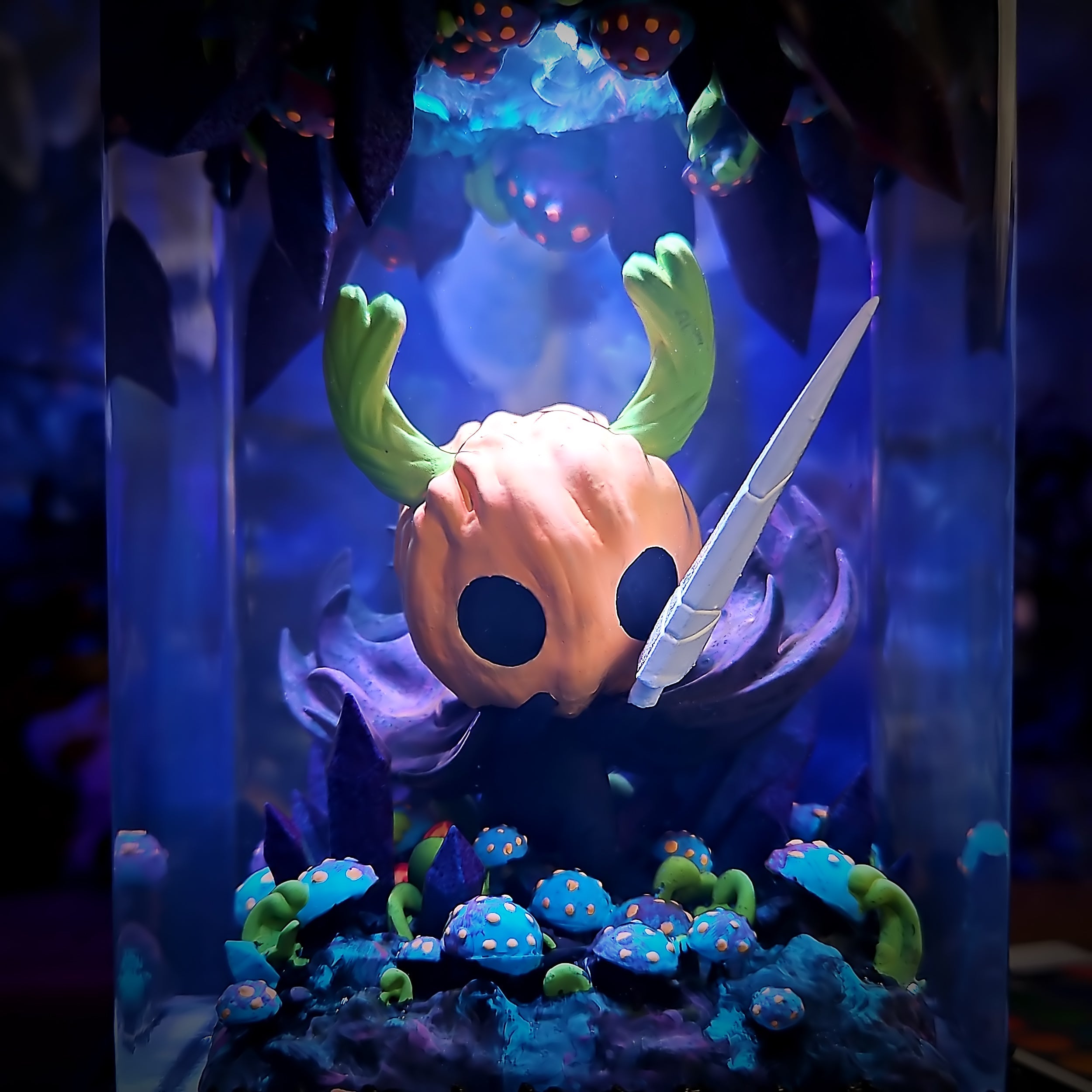 Halloween Resin Lamp - handmade resin lamp