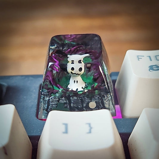 Mimikyu New Keycap - handmade resin keycap