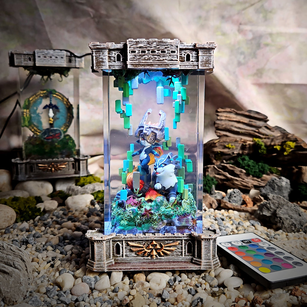 Midna Resin Lamp - handmade resin lamp