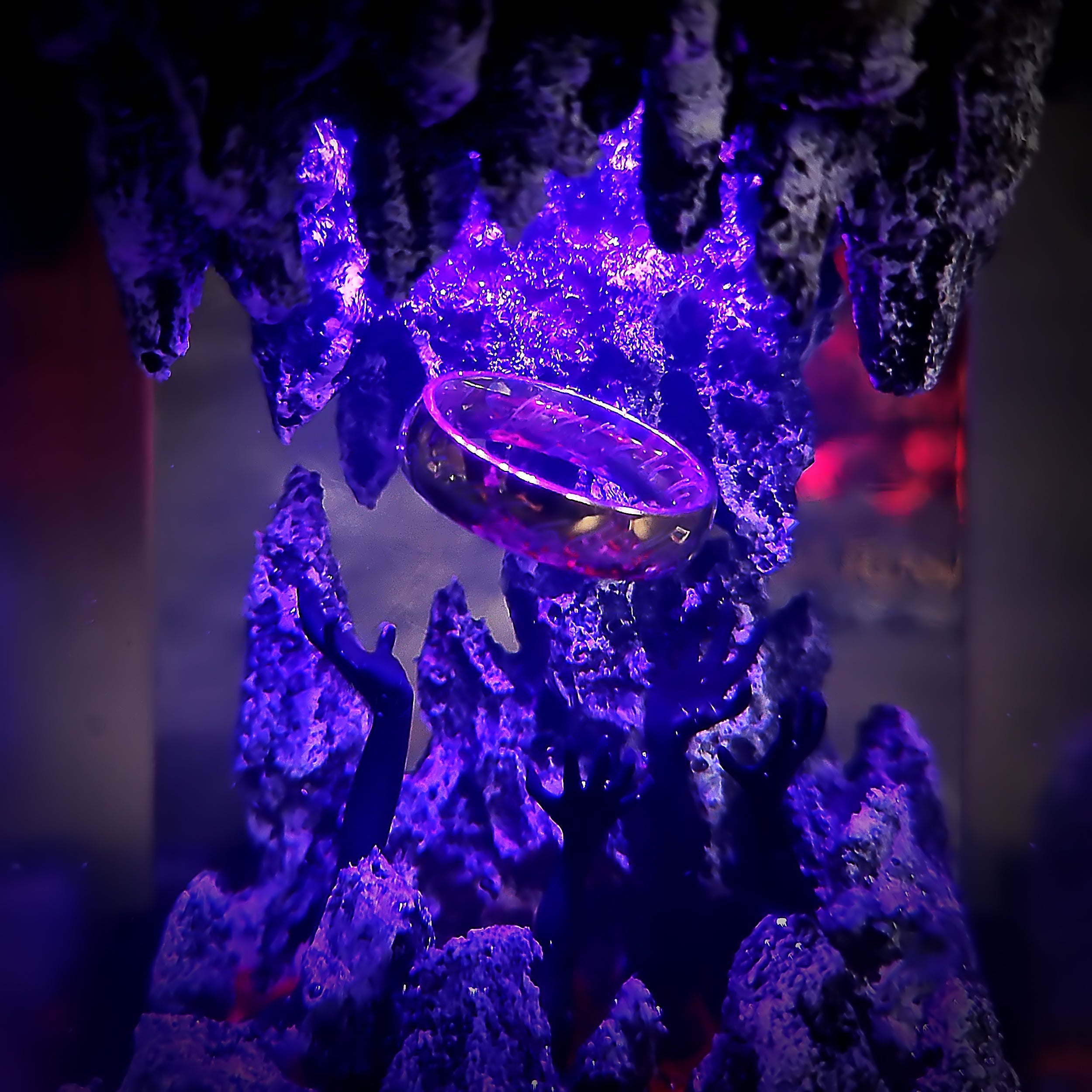 RING Resin Lamp - handmade resin lamp