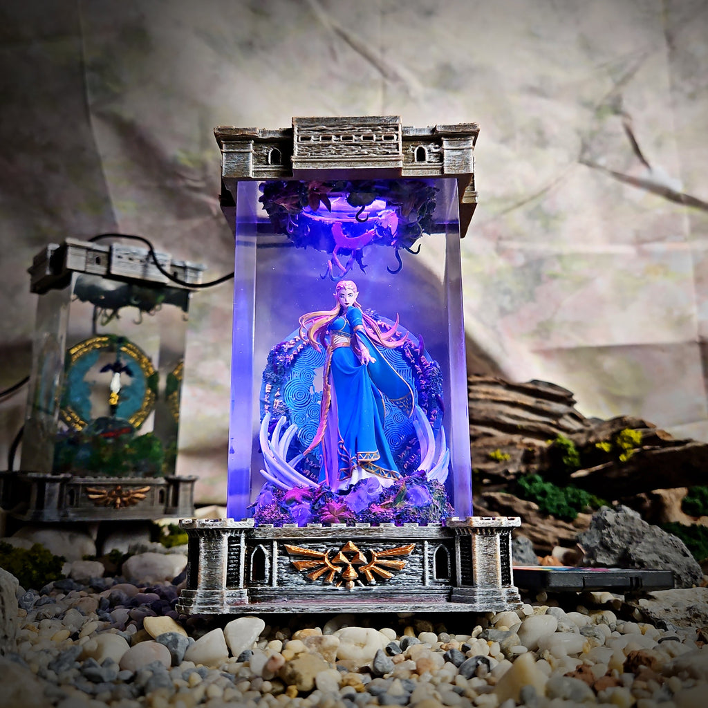 Princess Resin Lamp - handmade resin lamp