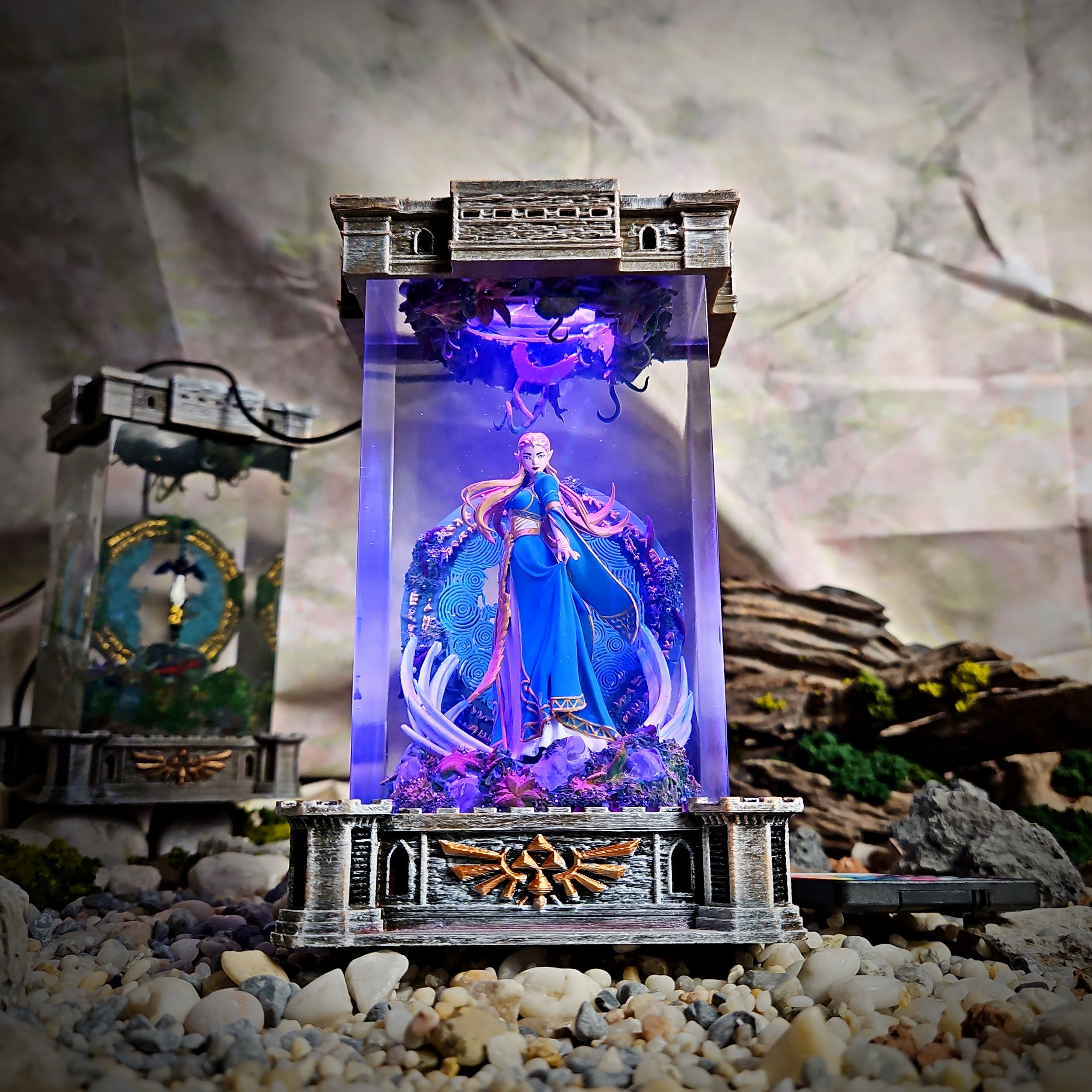 Princess Resin Lamp - handmade resin lamp