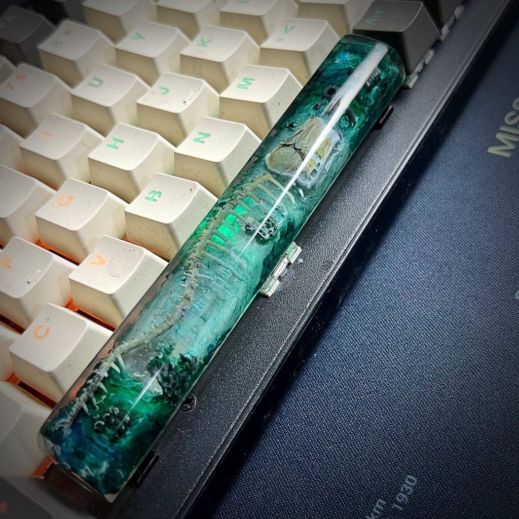 Leviathan Space Keycap - handmade resin spacebar keycap