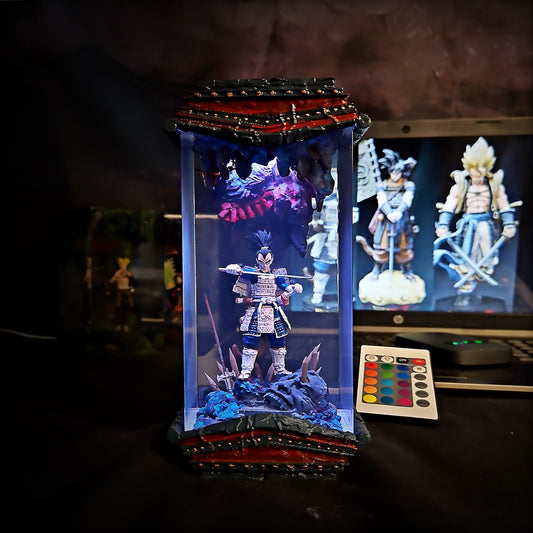 Vegeta Shogun - Dragon Ball Z Resin Lamp - handmade resin lamp