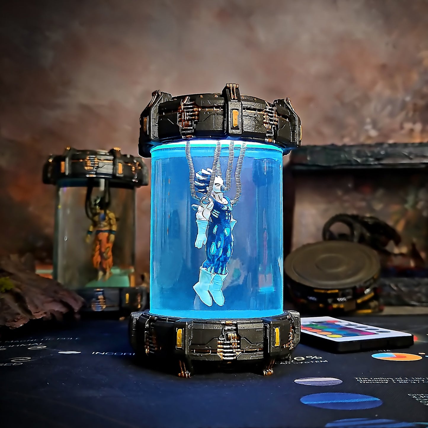 BIOLAB – VEGETA V2 Resin Lamp - handmade resin lamp