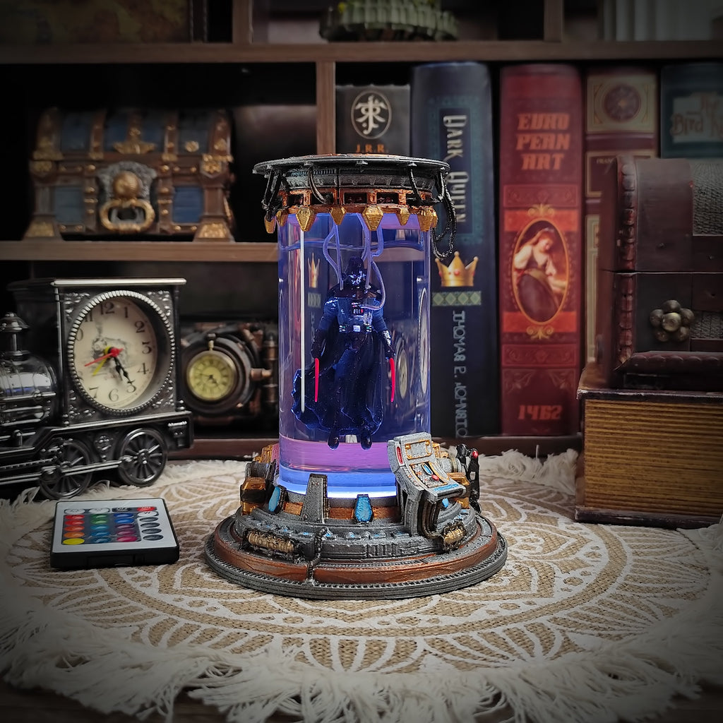 Darth Vader Lab Star Wars Lamp - handmade resin lamp