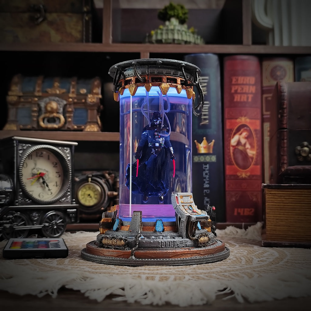 Darth Vader Lab Star Wars Lamp - handmade resin lamp