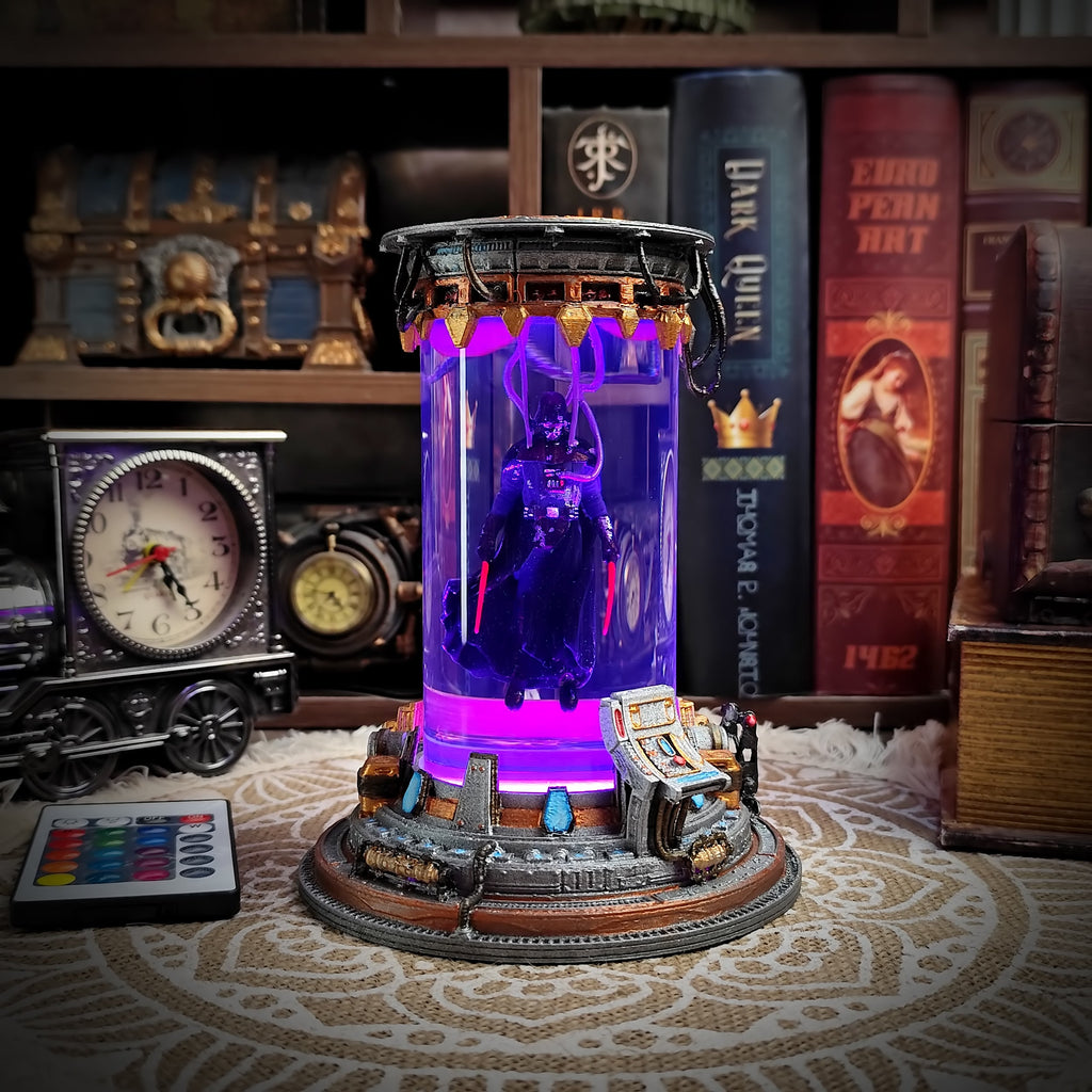 Darth Vader Lab Star Wars Lamp - handmade resin lamp