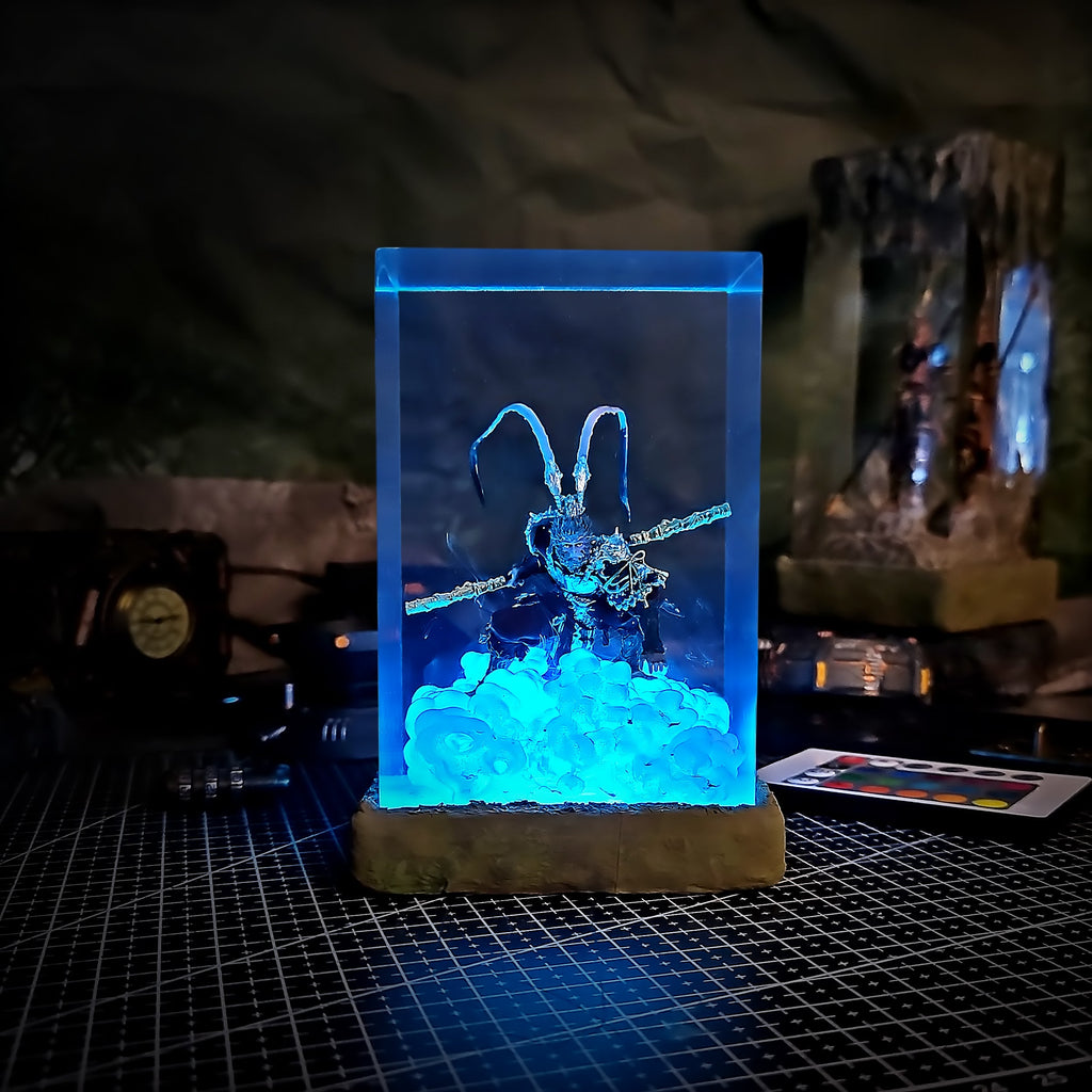 Wukong V2 Resin Lamp - handmade resin lamp