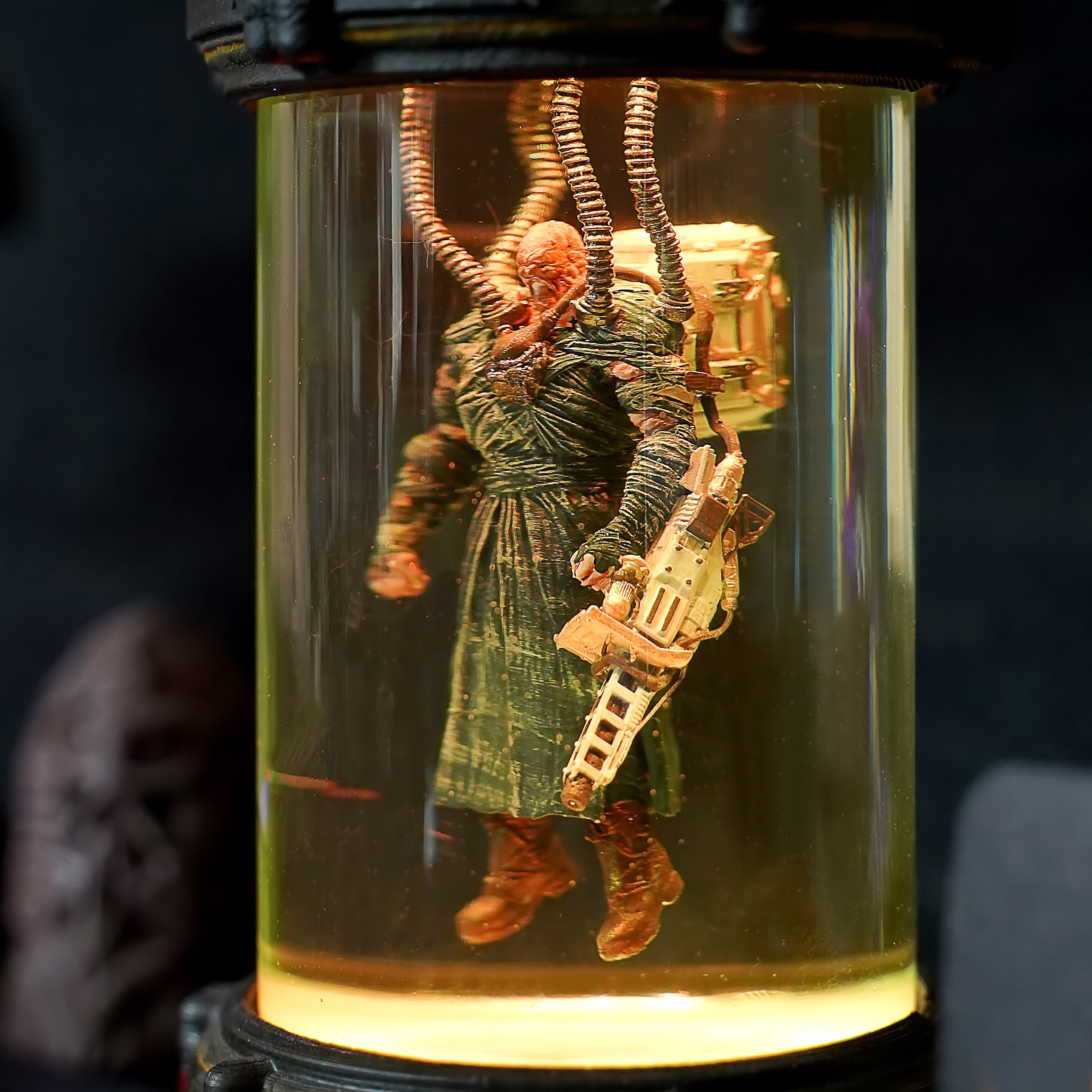 Biolab Nemesis - Resident Evil Resin Lamp - handmade resin lamp
