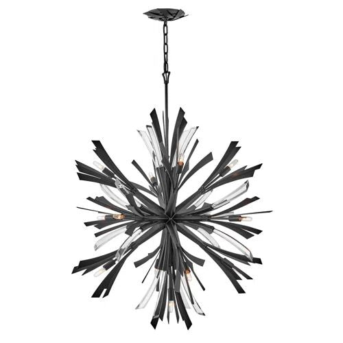 Bergamots 13 Lights Chandelier 42"H