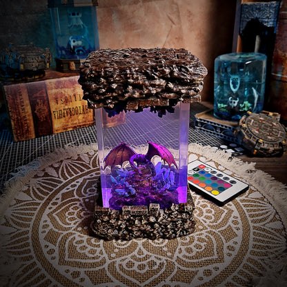 Dragon Gemz Resin Lamp - handmade resin lamp
