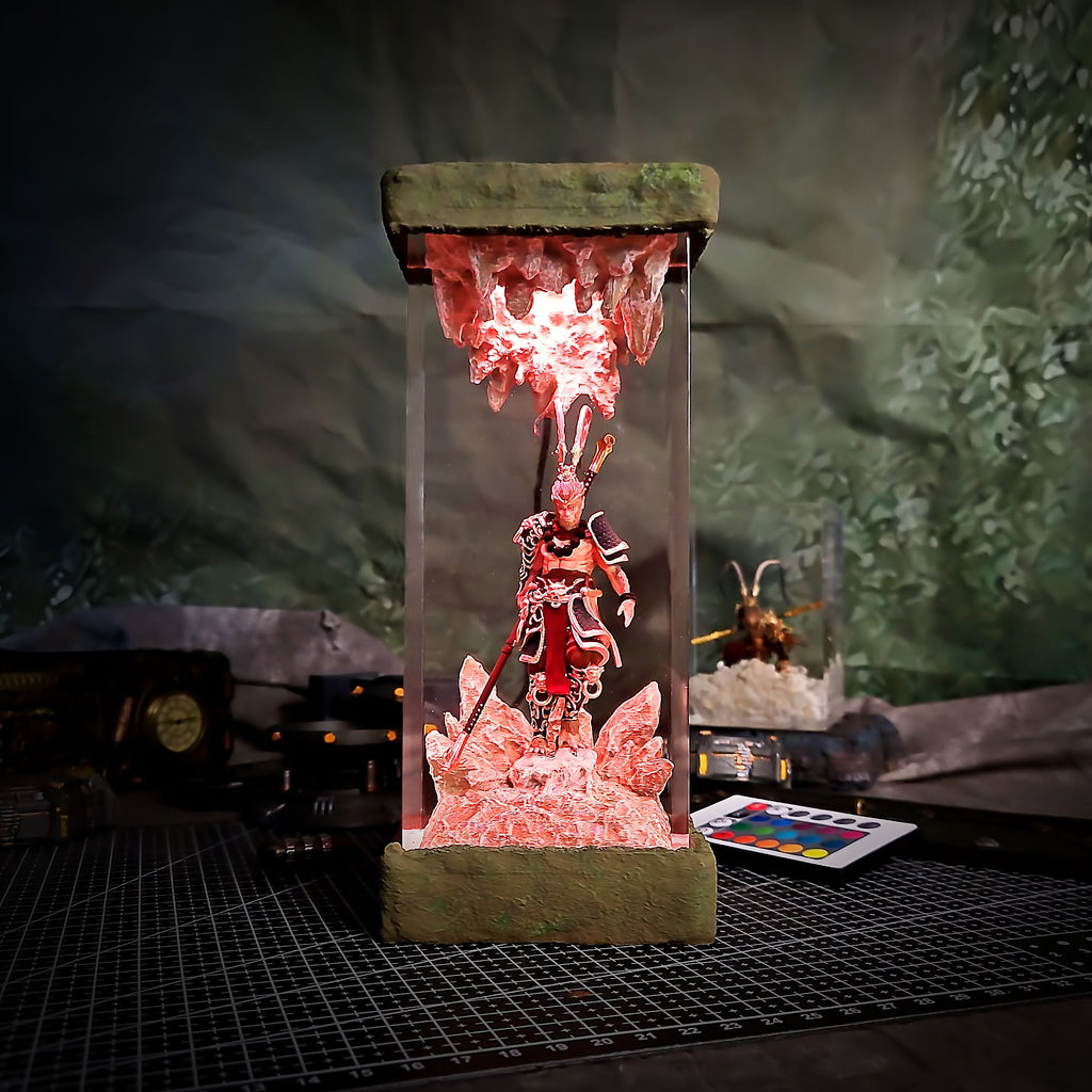 Wukong V1 Resin Lamp - handmade resin lamp