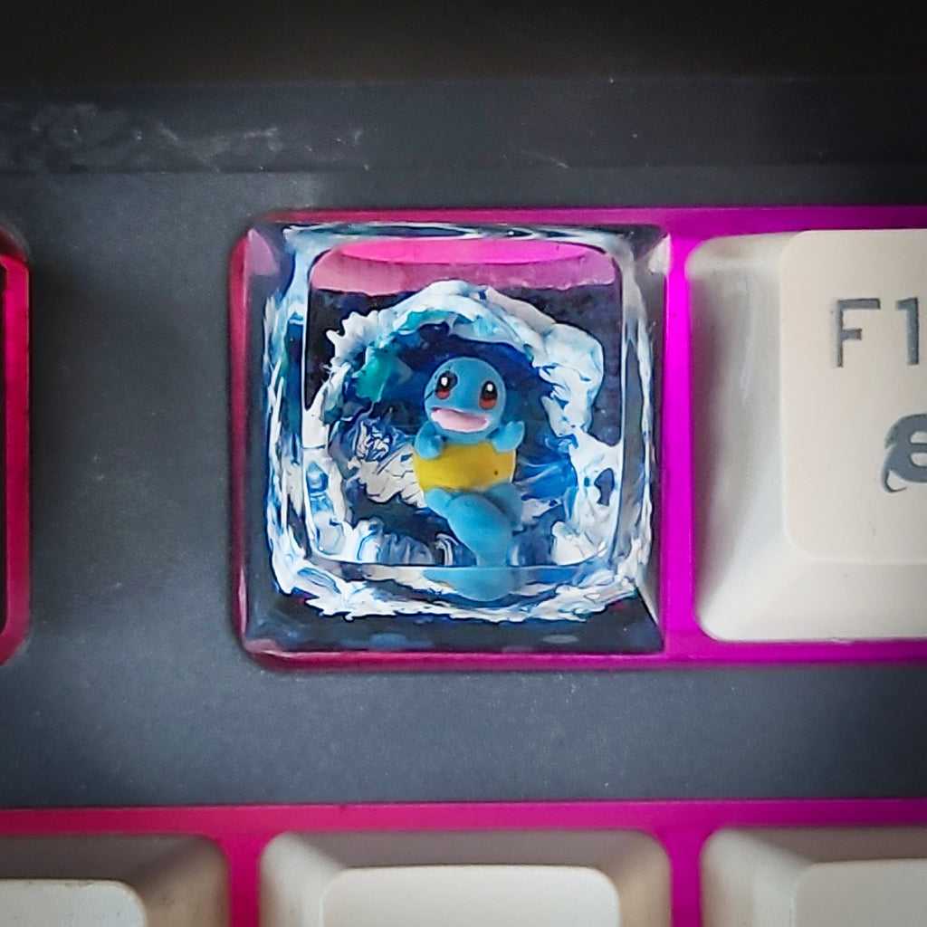 Squirtle New Keycap - handmade resin keycap