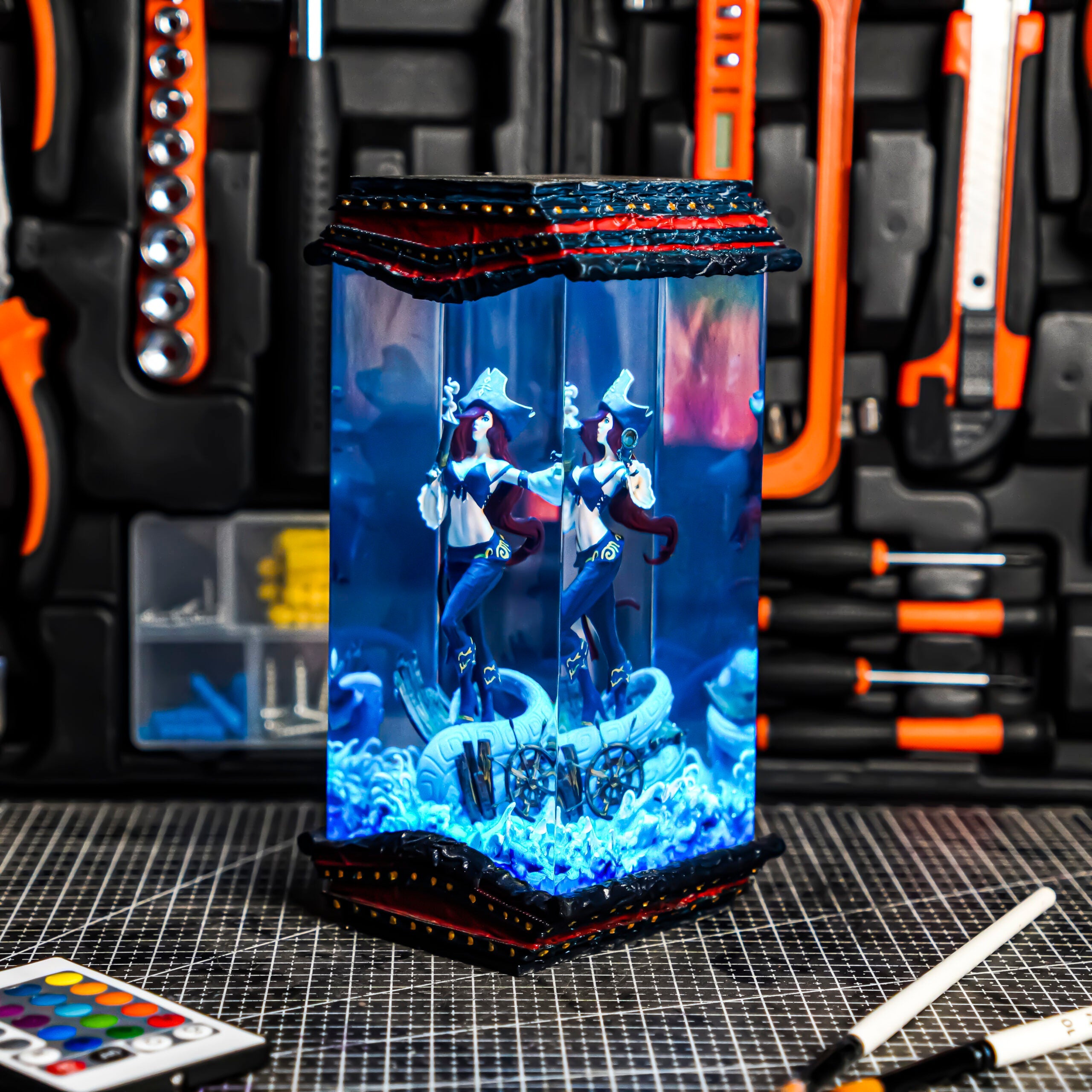 Miss Fortune LOL Resin Lamp