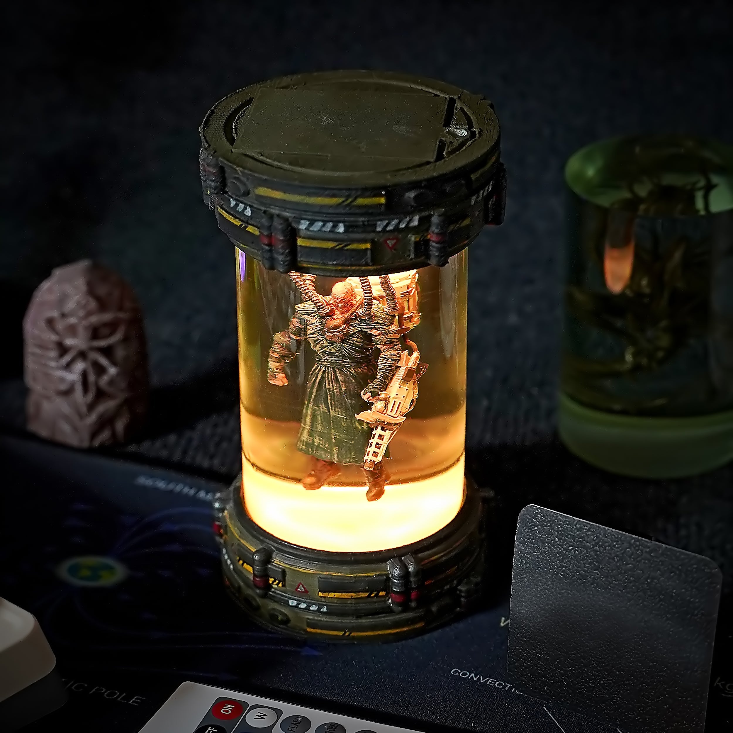 Biolab Nemesis - Resident Evil Resin Lamp - handmade resin lamp